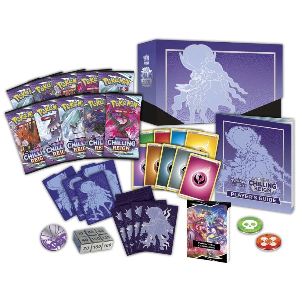 Chilling Reign Pokemon Center Elite Trainer Box - Ice Rider Calyrex